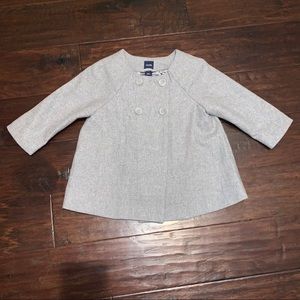 Gap shimmery wool coat NWT 18-24mo